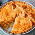 Golden Cheese and Spring Onion Pie