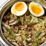 Savory Mushroom Claypot Rice