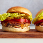 Oyster Mushroom Burgers With Spiced Cabbage